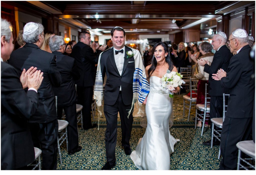 Just Married | Jewish Wedding at Boston Harbor Hotel on New Years Eve