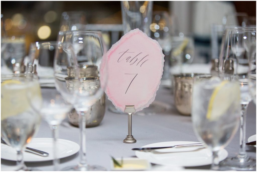 Table Setting | Jewish Wedding at Boston Harbor Hotel on New Years Eve