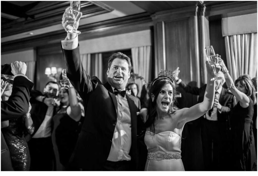 Cheers to 2019 | Jewish Wedding at Boston Harbor Hotel on New Years Eve