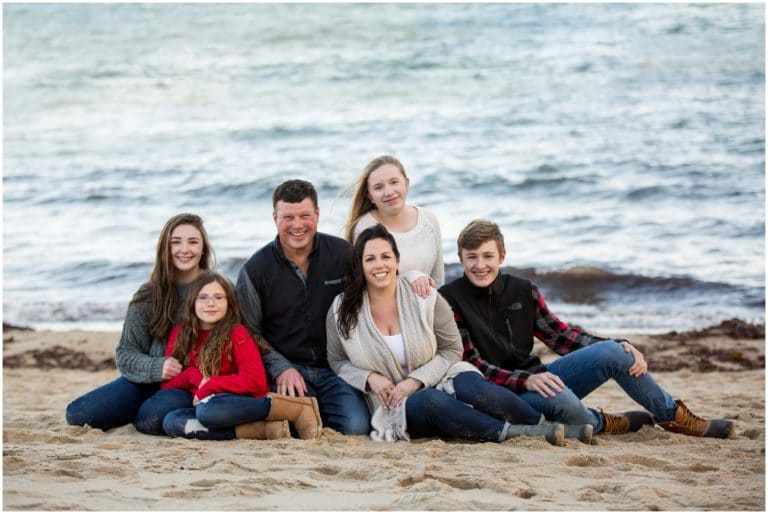 Family Portraits on the Beach | LAD Photography