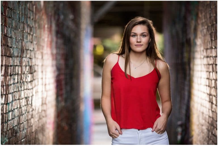 Madison, Hall-Dale Senior in the Old Port, Portland Maine