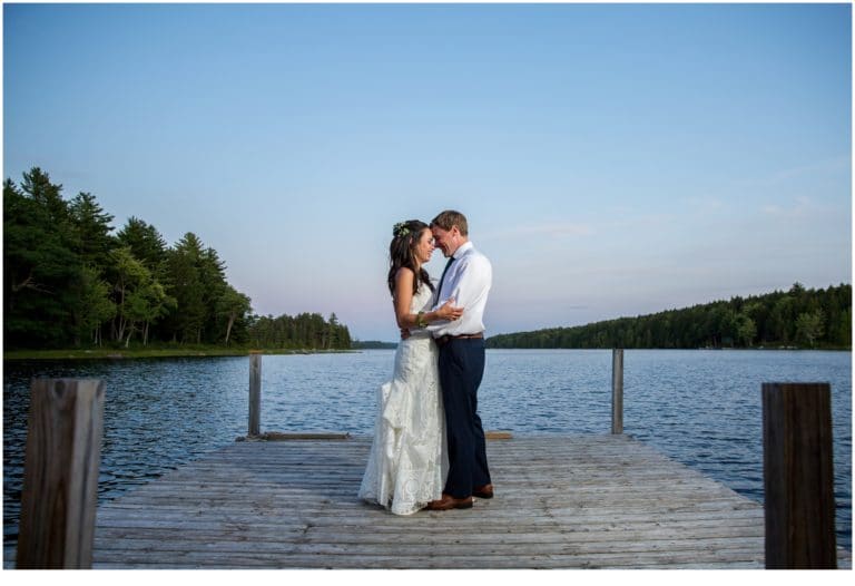 An Intimate Lakeside Wedding in Maine