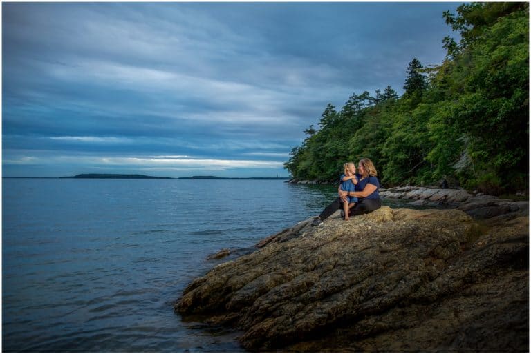 MOTHER-DAUGHTER PHOTOS AT WOLFE'S NECK PARK, FREEPORT