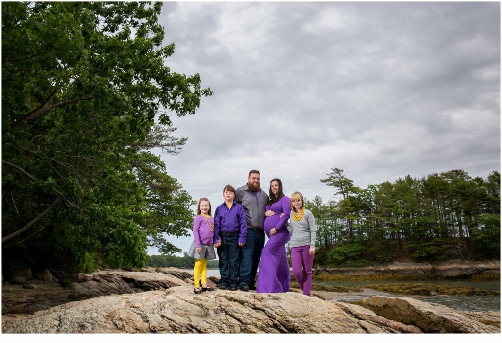 Scenic Maine Family Portraits