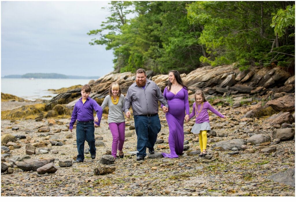 Scenic Maine Family Portraits