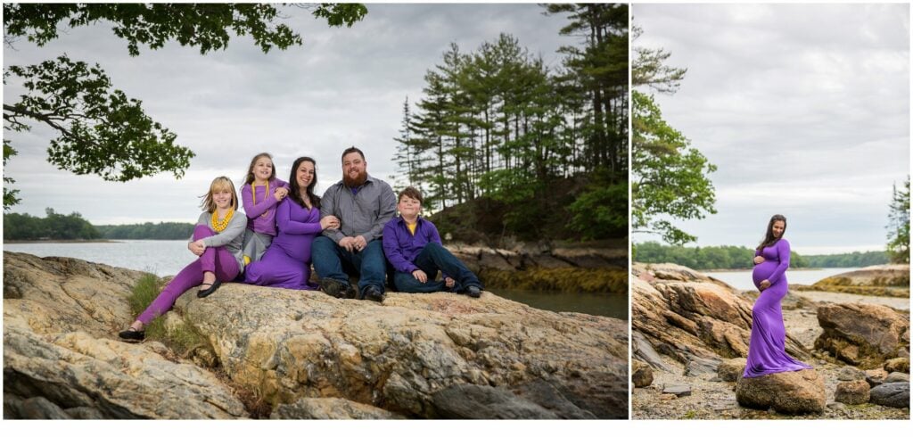 Scenic Maine Family Portraits