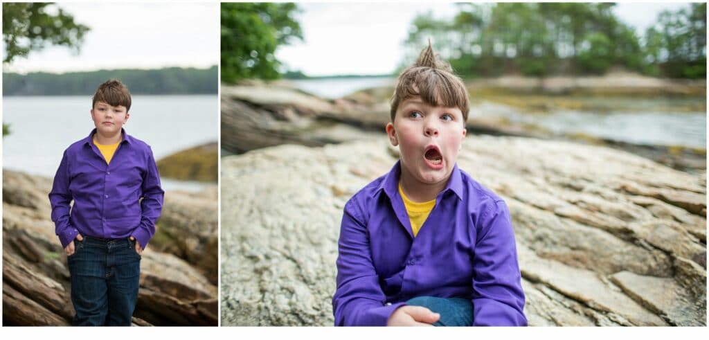 Scenic Maine Family Portraits