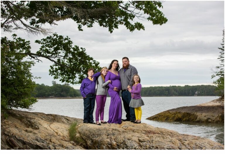 Scenic Maine Family Portraits