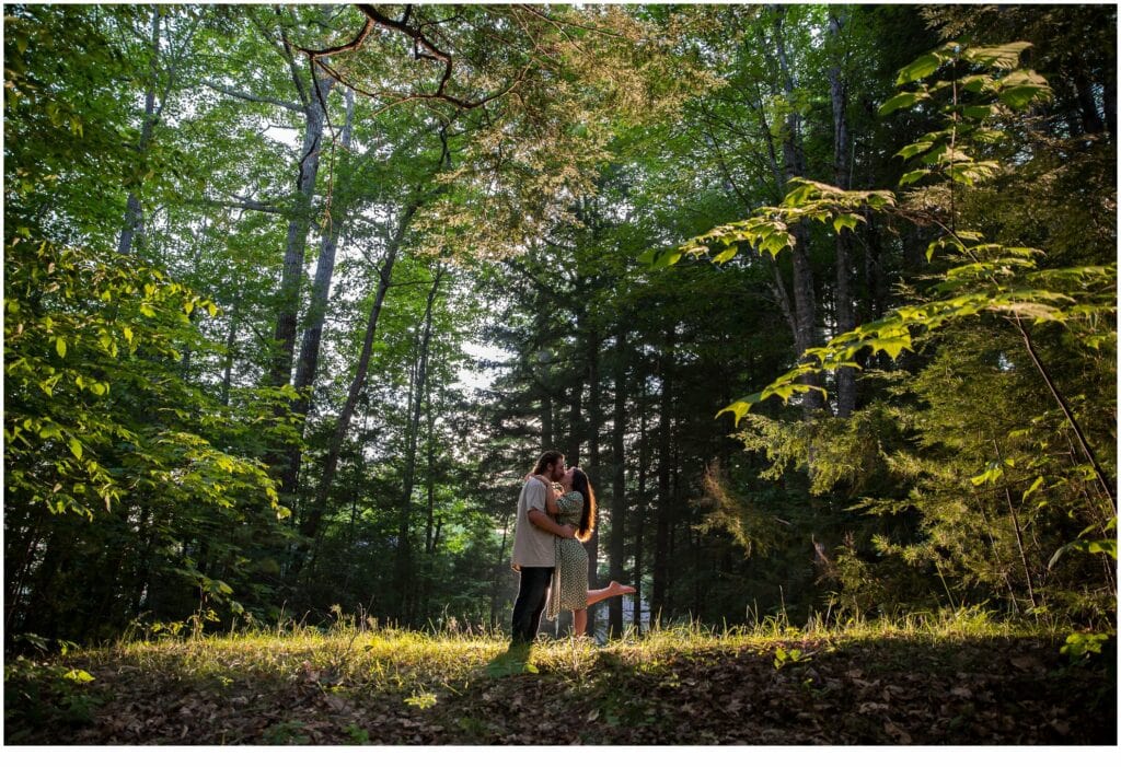 Engagement Session at Camp