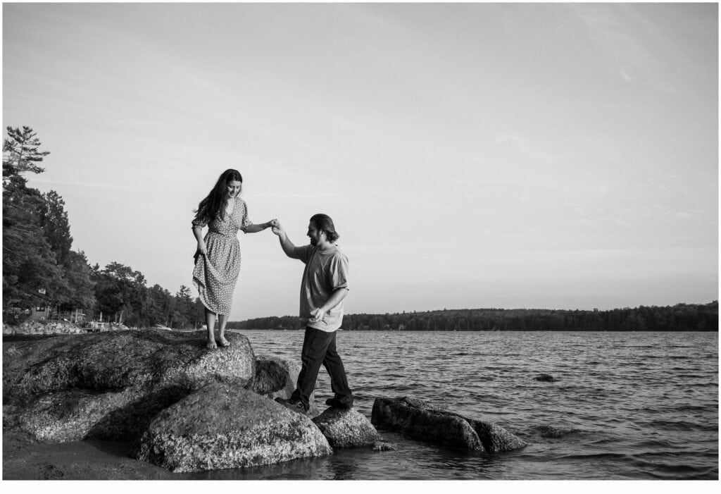 Engagement Session at Camp