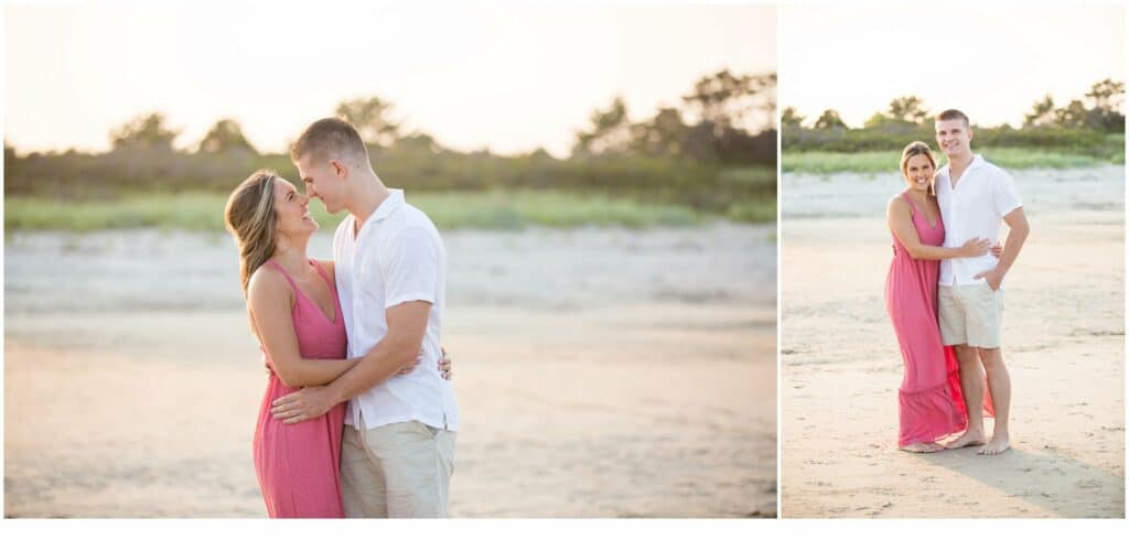 Alex + Kelly's Footbridge Beach Engagement Session