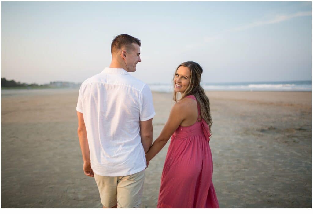 Alex + Kelly's Footbridge Beach Engagement Session