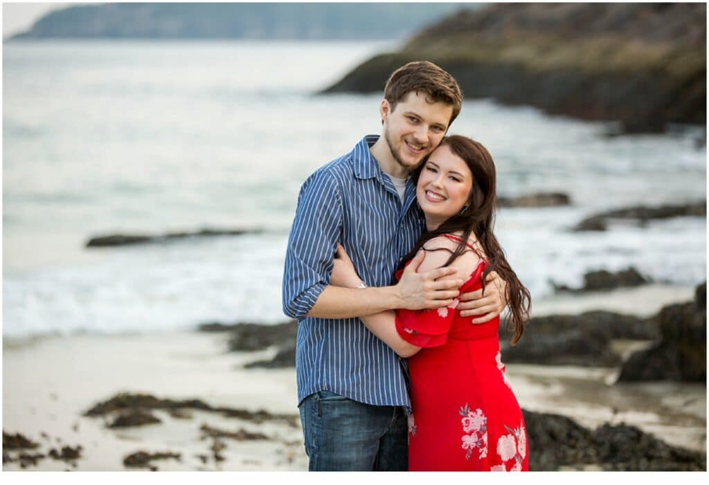 Nick + Marissa's Acadia National Park Engagement Session