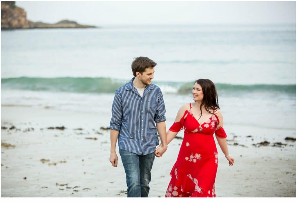 Nick + Marissa's Acadia National Park Engagement Session