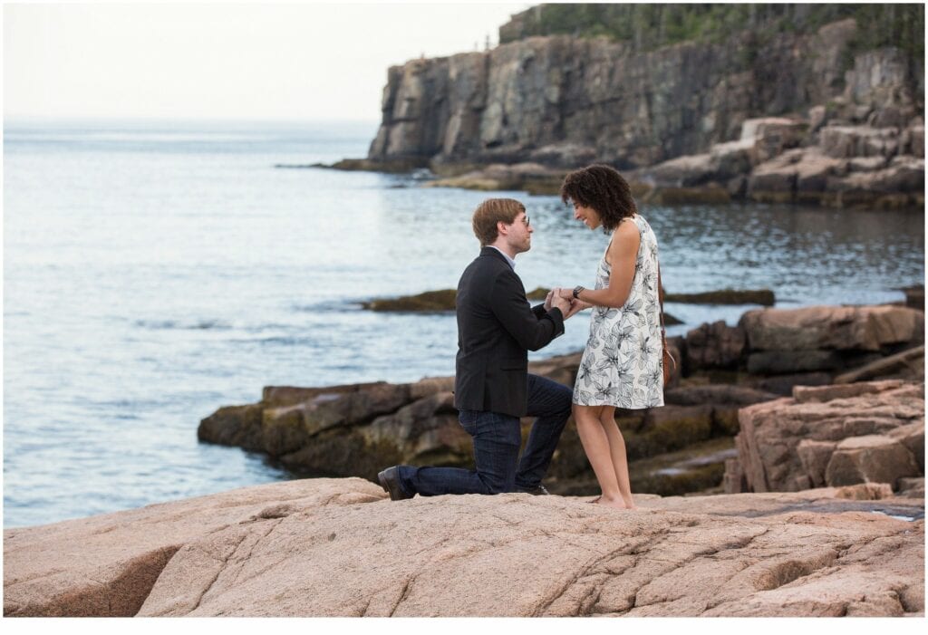 Preston and Jennifer's Surprise Proposal in Acadia