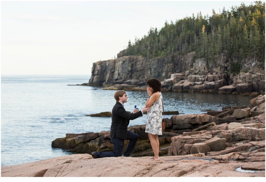 Preston and Jennifer's Surprise Proposal in Acadia