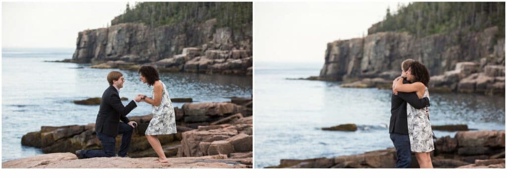 Preston and Jennifer's Surprise Proposal in Acadia